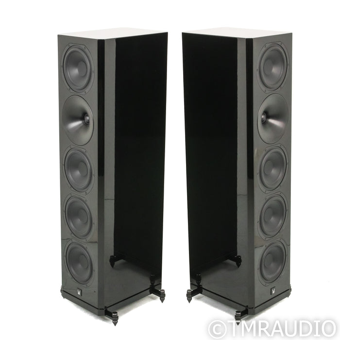 Arendal 1723 Tower S Floorstanding Speakers; Gloss Black Pair
