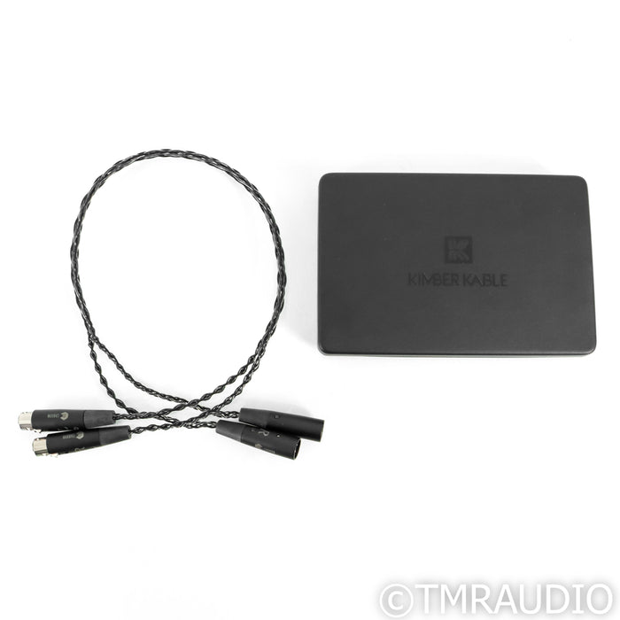 Kimber Kable Carbon XLR Cables; 0.75m Pair Balanced Interconnects