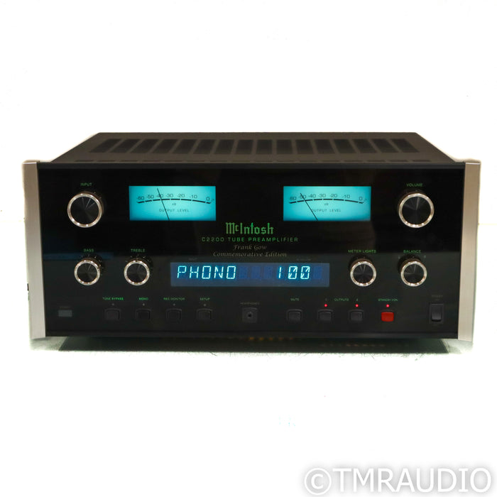 McIntosh C2200FG Tube Preamplifier; Frank Gow Commemorative Edition; MM Phono
