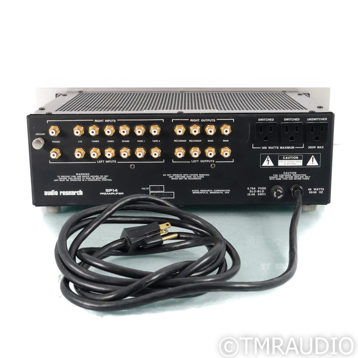 Audio Research SP14 Stereo Hybrid Preamplifier;  MM Phono