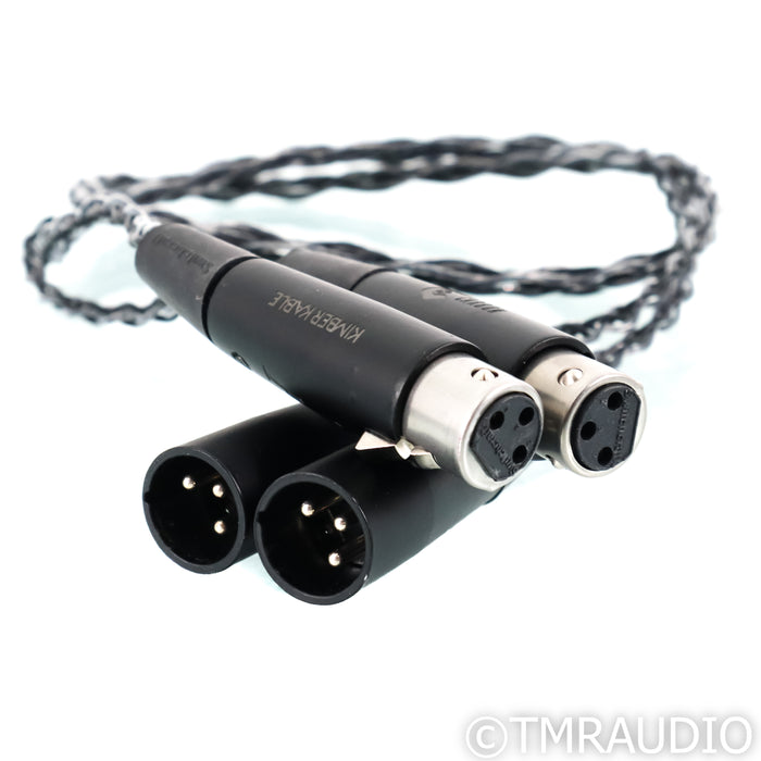 Kimber Kable Carbon Series XLR Cables; 1m Pair Balanced Interconnect