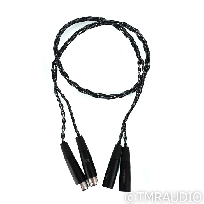 Kimber Kable Carbon Series XLR Cables; 1m Pair Balanced Interconnect