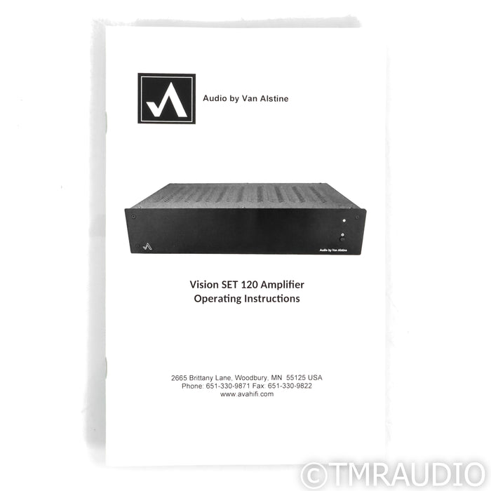 Audio by Van Alstine SET 120 Stereo Integrated Amplifier