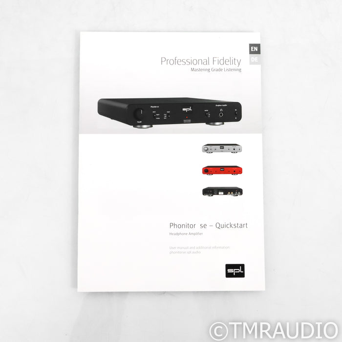SPL Phonitor se Headphone Amplifier; DAC