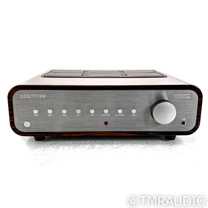 Peachtree Audio Nova300 Stereo Integrated Amplifier; Gloss Ebony Mocha; MM Phono