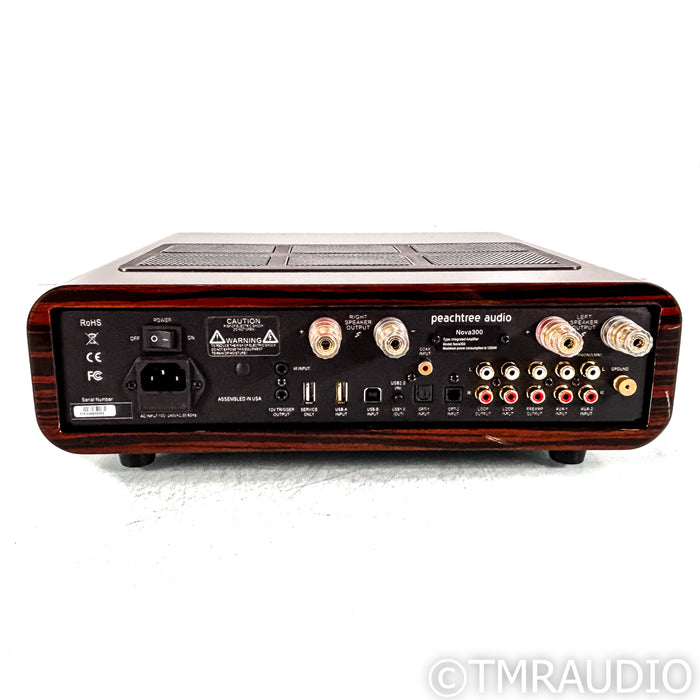 Peachtree Audio Nova300 Stereo Integrated Amplifier; Gloss Ebony Mocha; MM Phono
