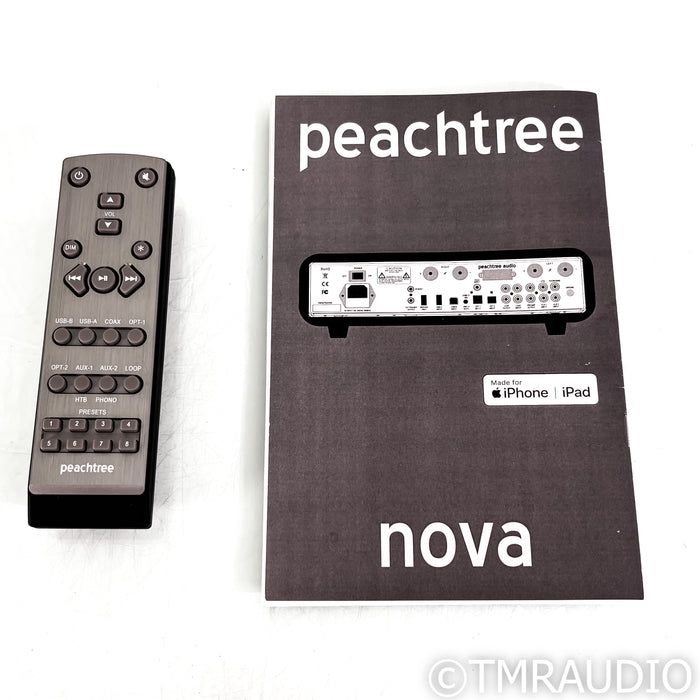 Peachtree Audio Nova300 Stereo Integrated Amplifier; Gloss Ebony Mocha; MM Phono