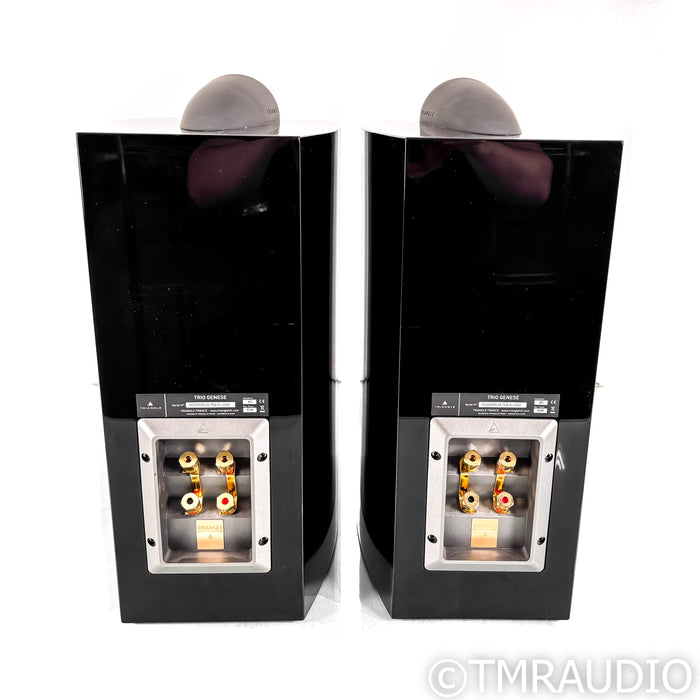 Triangle Genese Trio Bookshelf Speakers; Gloss Black Pair