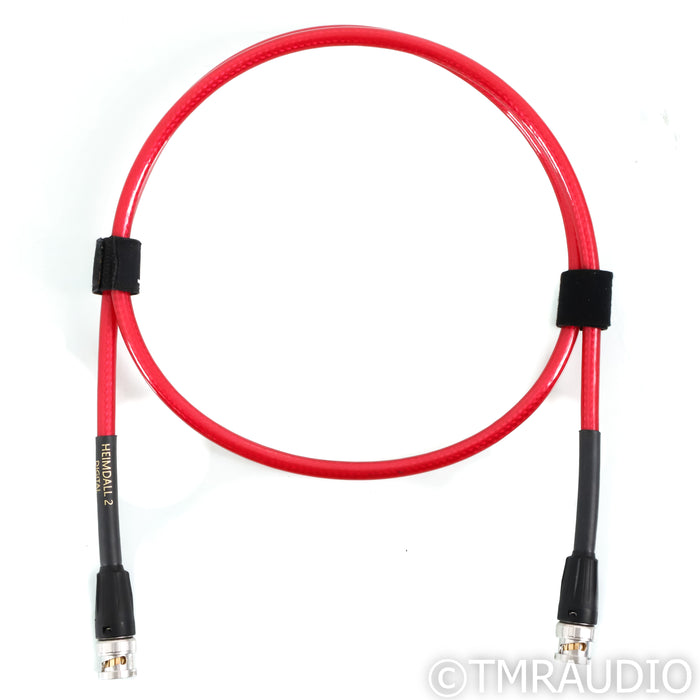 Nordost Heimdall 2 75 Ohm BNC Cable; 1m Digital Interconnect (Mint / Unused)