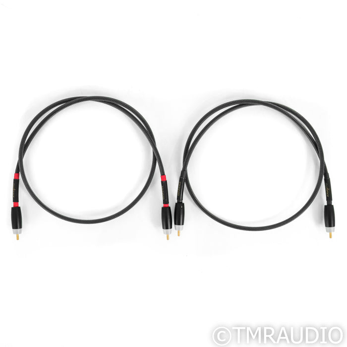 Audience Conductor SE RCA Cables; 1m Pair Interconnects