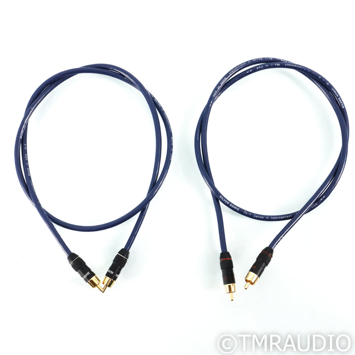 DH Labs Silver Sonic BL-1 Series II RCA Cables; 1m Pair Interconnects