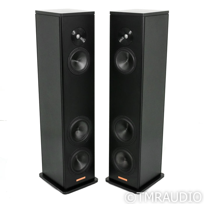 Magico A3 Floorstanding Speakers; Black Aluminum Pair w/ A-Pod Spikes
