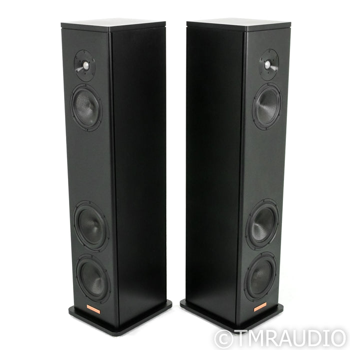 Magico A3 Floorstanding Speakers; Black Aluminum Pair w/ A-Pod Spikes