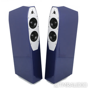 EgglestonWorks Emma Evolution Floorstanding Speakers; Bugatti Blue Pair