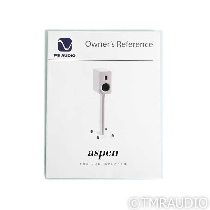 PS Audio Aspen FR5 Bookshelf Speakers; Satin Black Pair