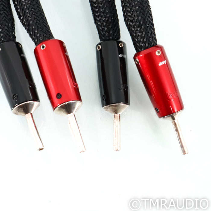AudioQuest ThunderBird ZERO/BASS BiWire Combo Speaker Cables; 8ft Pair