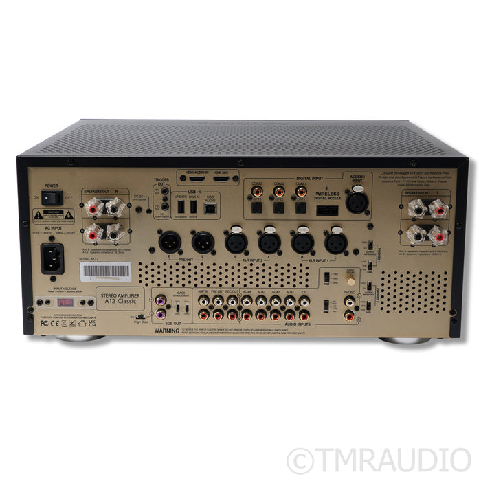 Advance Paris A12 Classic Hybrid Integrated Amplifier / DAC; MM/MC Phono