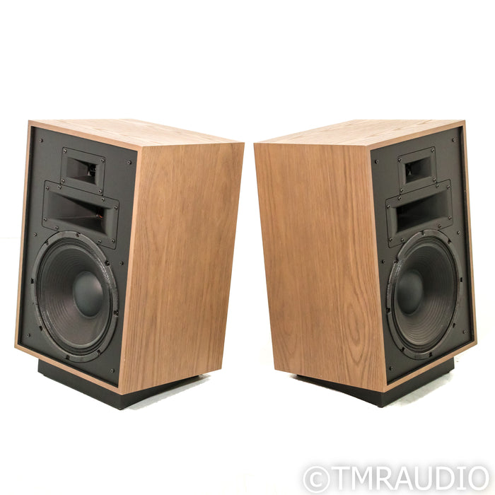 Klipsch Heresy IV Floorstanding Speakers; Distressed Oak Pair