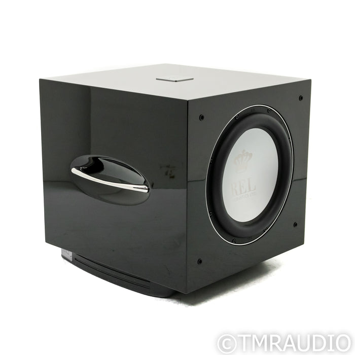 REL Acoustics S/812 12" Powered Subwoofer; Piano Black
