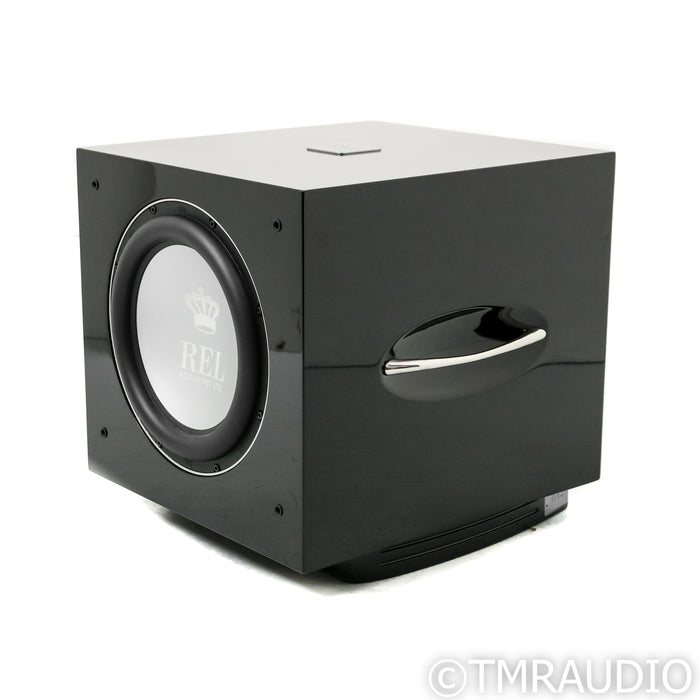 REL Acoustics S/812 12" Powered Subwoofer; Piano Black