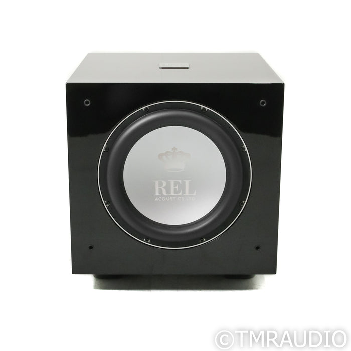 REL Acoustics S/812 12" Powered Subwoofer; Piano Black