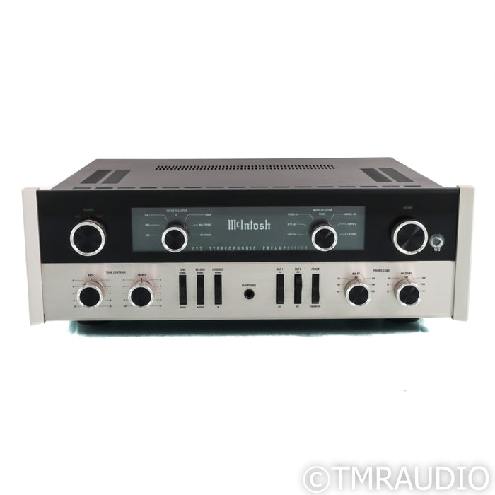 McIntosh C22 Mk IV Stereo Tube Preamplifier; MM & MC Phono