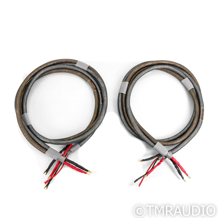 Acoustic Zen Double Barrel Shotgun Bi-Wire Speaker Cables; 10ft Pair