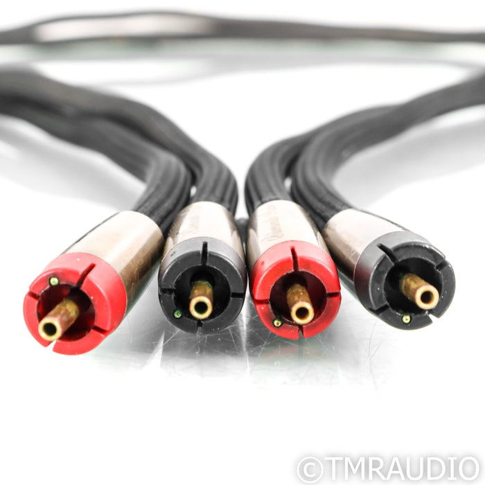 Silversmith Audio Silver RCA Cables; 1.25m Pair Interconnects