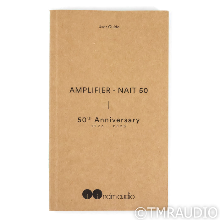 Naim NAIT 50 Stereo Integrated Amplifier; MM Phono