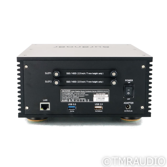 Aurender ACS100 Music Server & Streamer; CD Ripper (Open Box)