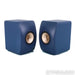 KEF LS50 Meta Bookshelf Speakers; Royal Blue Pair