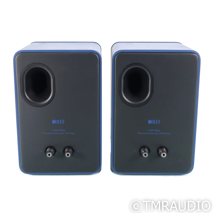 KEF LS50 Meta Bookshelf Speakers; Royal Blue Pair