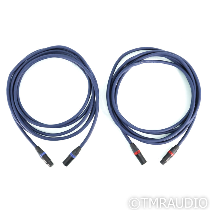 Worlds Best Cables Gotham GAC-4/1 XLR Cables; 15ft Pair Balanced Interconnects