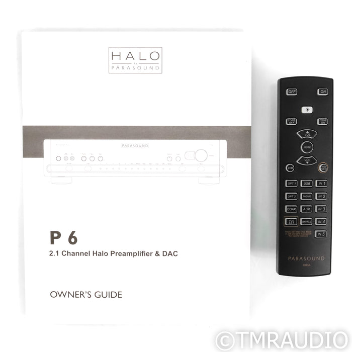 Parasound Halo P 6 Stereo Preamplifier; DAC; MM & MC Phono