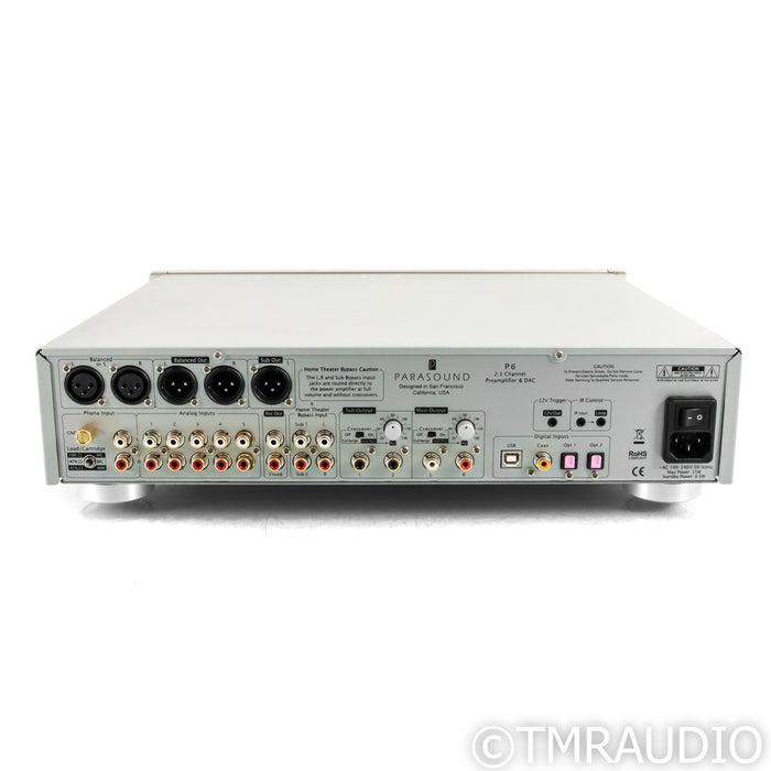 Parasound Halo P 6 Stereo Preamplifier; DAC; MM & MC Phono