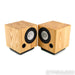 Fern & Roby Cube Bookshelf Speakers; Heart Pine Pair