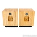 Fern & Roby Cube Bookshelf Speakers; Heart Pine Pair