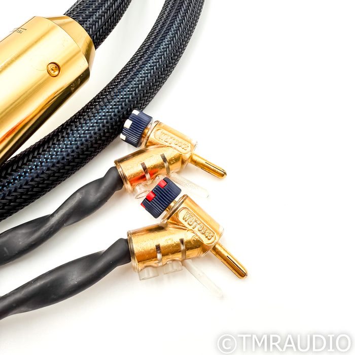 Telos Audio Golden Reference Signature Speaker Cables; 6ft Pair