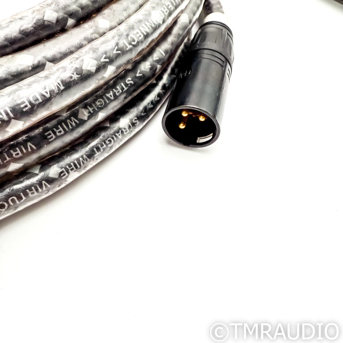 Straight Wire Virtuoso R XLR Cables; 6m Pair Balanced Interconnects