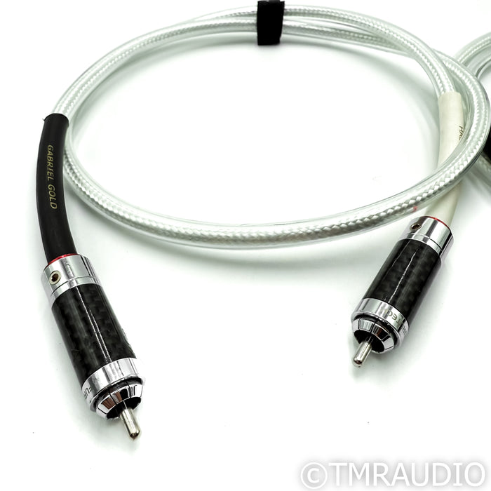 Gabriel Gold Halo RCA Cables; 1m Pair Interconnects