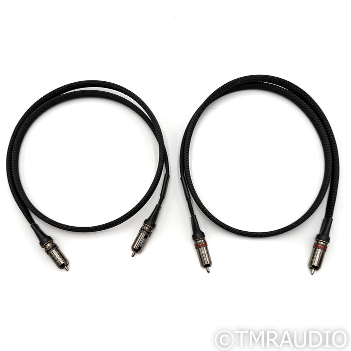 MG Audio Planus CU RCA Cables; 1m Pair Interconnects
