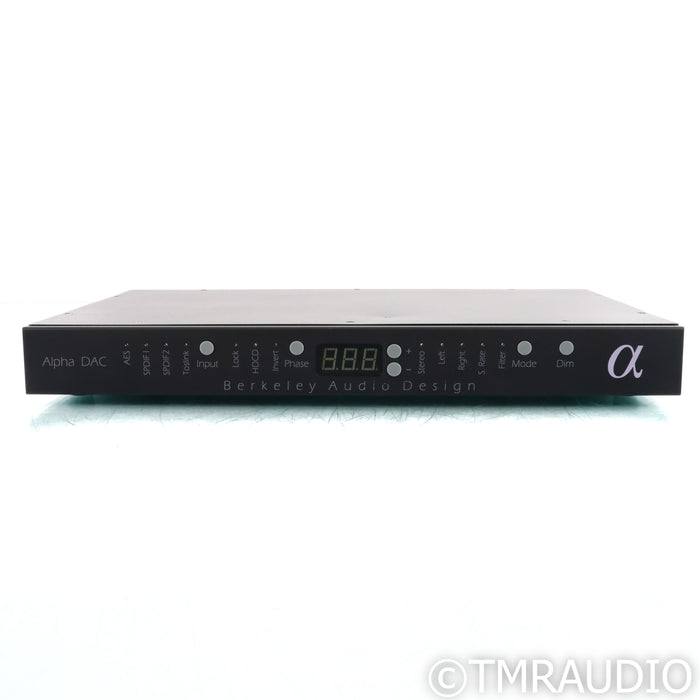 Berkeley Audio Design Alpha DAC Series 2; D/A Converter; MQA Upgrade