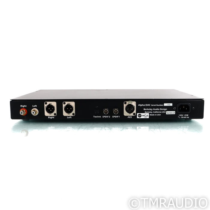 Berkeley Audio Design Alpha DAC Series 2; D/A Converter; MQA Upgrade