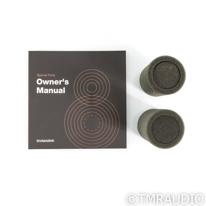 Dynaudio Special Forty Bookshelf Speakers; High Gloss Grey Birch Pair