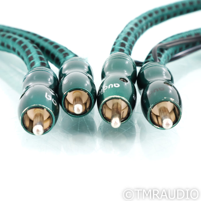 AudioQuest Jaguar RCA Cables; 1m Pair Interconnects; 24v DBS