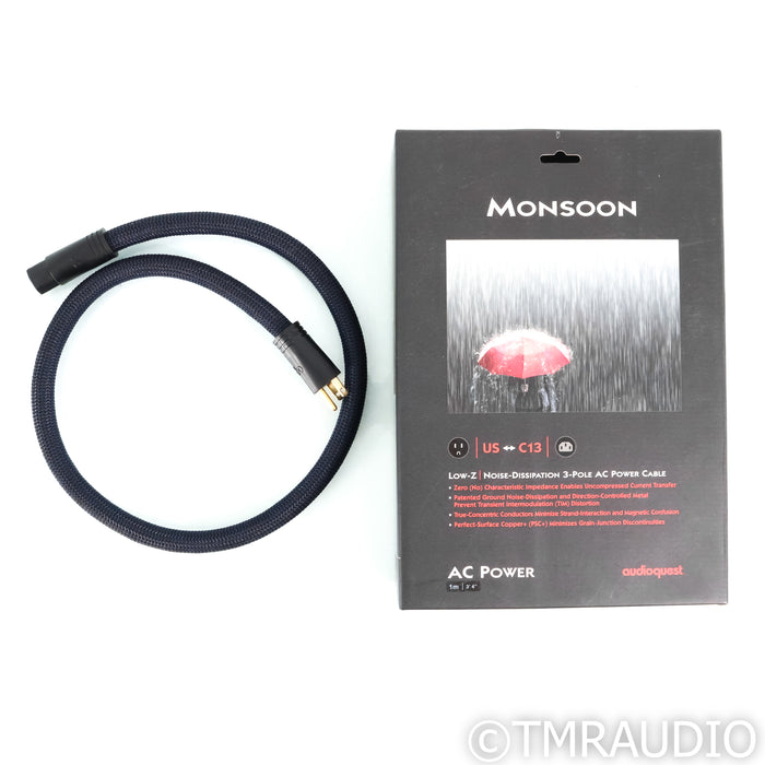 AudioQuest Monsoon Power Cable; 1m AC Cord