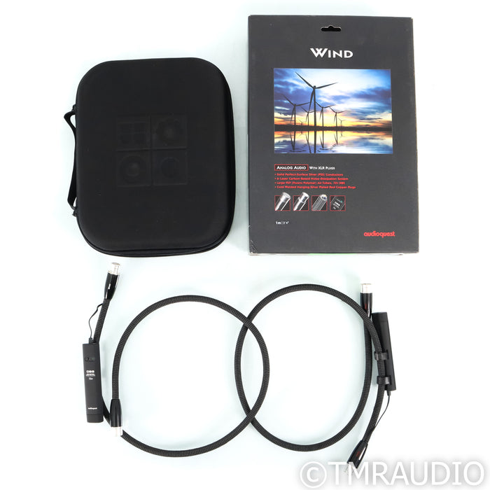 AudioQuest Wind XLR Cables; 1m Pair Balanced Interconnects