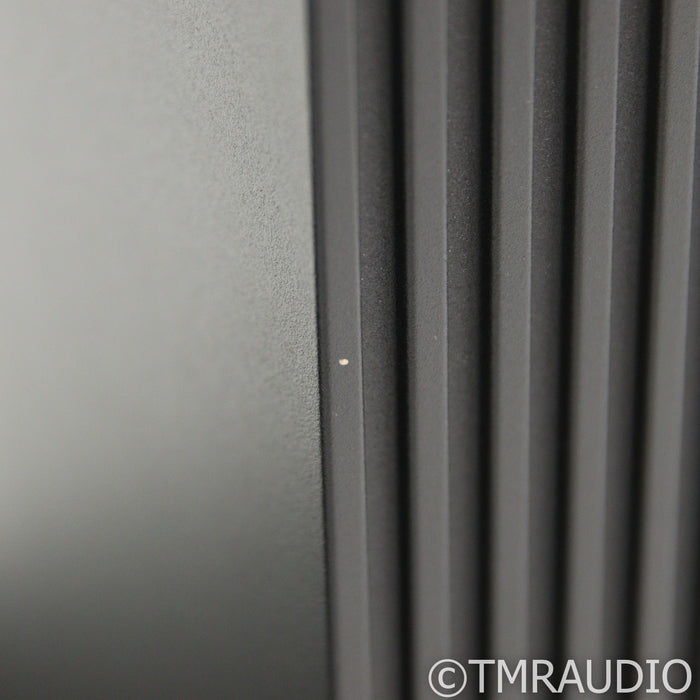 KEF Reference 1 Meta Bookshelf Speakers; High-Gloss Black Pair with Stands
