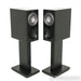KEF Reference 1 Meta Bookshelf Speakers; High-Gloss Black Pair with Stands