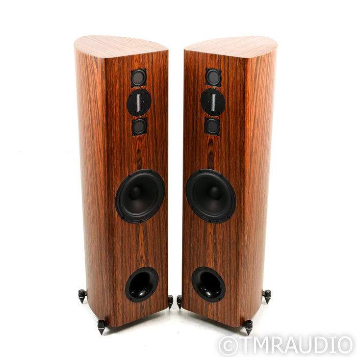 Philharmonic Audio BMR Tower Floorstanding Speakers; Zebrawood Pair